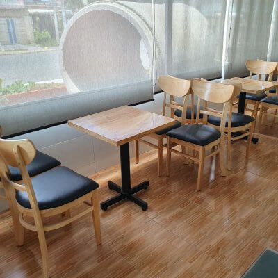 bàn ghế quán cafe